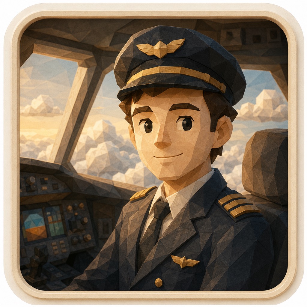 旅客機のパイロット
