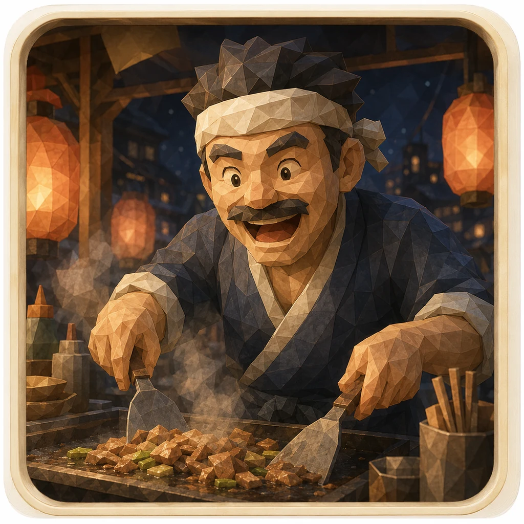 屋台の親父