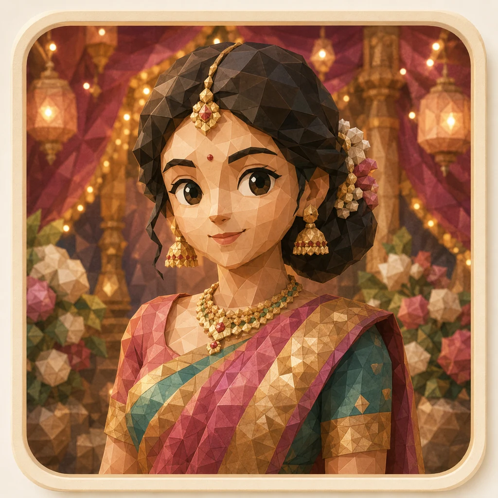 インドのサリー姿